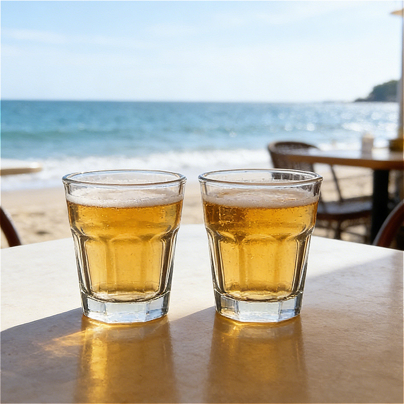 Wine Beer Tequila - 2pcs Sets Small Wine Glass Glass
