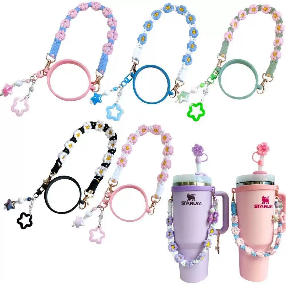 Bottle Stopper Set - Water Bottle Handle with Strap for