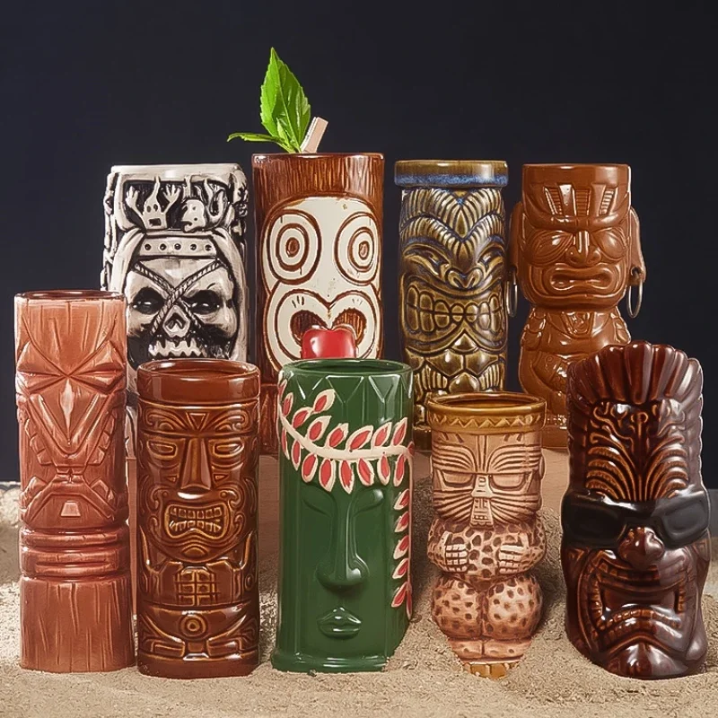 60 Type Hawaiian Tiki Mug Cera - Wine With Beer Cocktail บทวิจารณ์และราคา