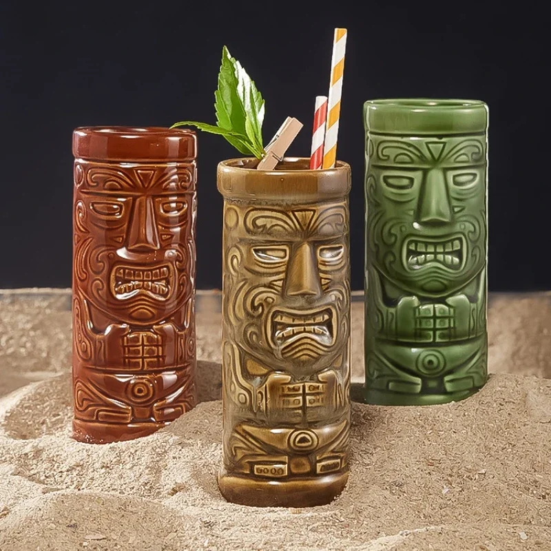 60 Type Hawaiian Tiki Mug Cera - Wine With Beer Cocktail บทวิจารณ์และราคา