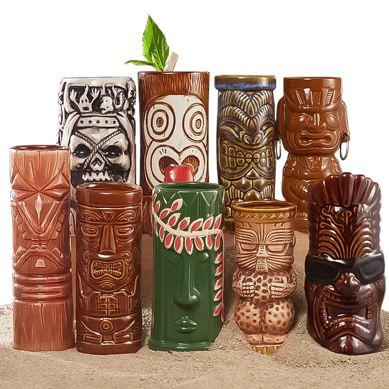 60 Type Hawaiian Tiki Mug Cera - Wine With Beer Cocktail บทวิจารณ์และราคา