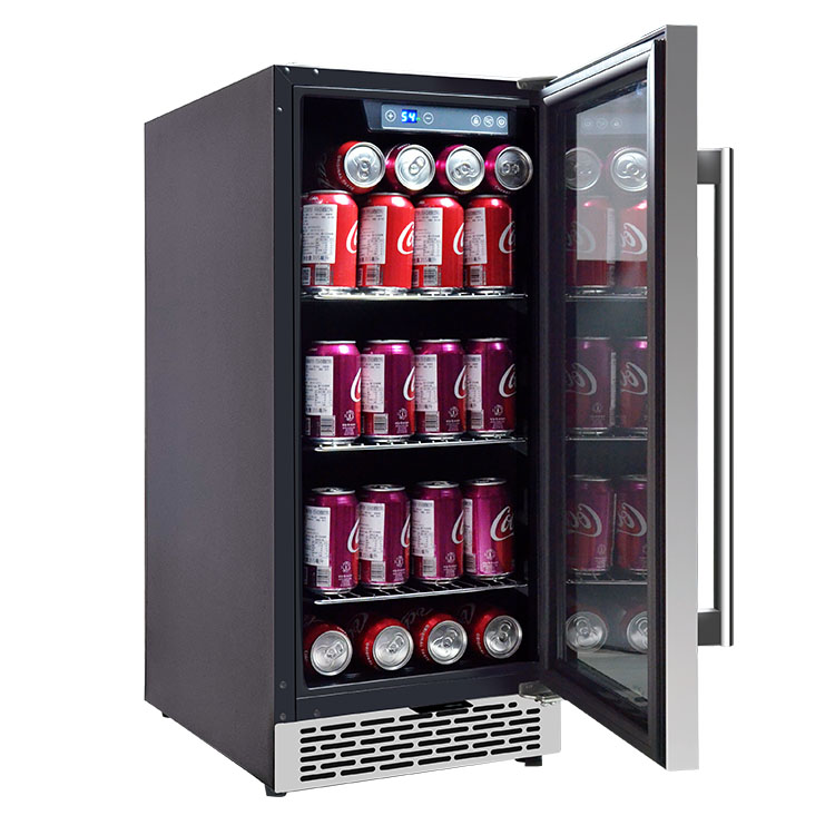 Oem Small Drink Bar Fridge Cus - Wine Beer Fridge Dual Zone บทวิจารณ์และราคา
