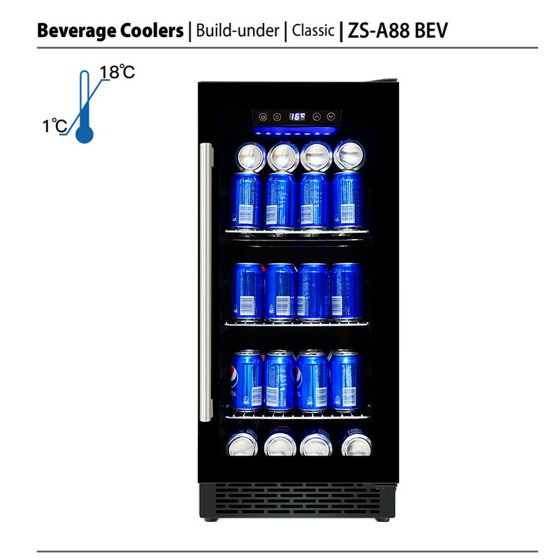 Oem Small Drink Bar Fridge Cus - Wine Beer Fridge Dual Zone บทวิจารณ์และราคา