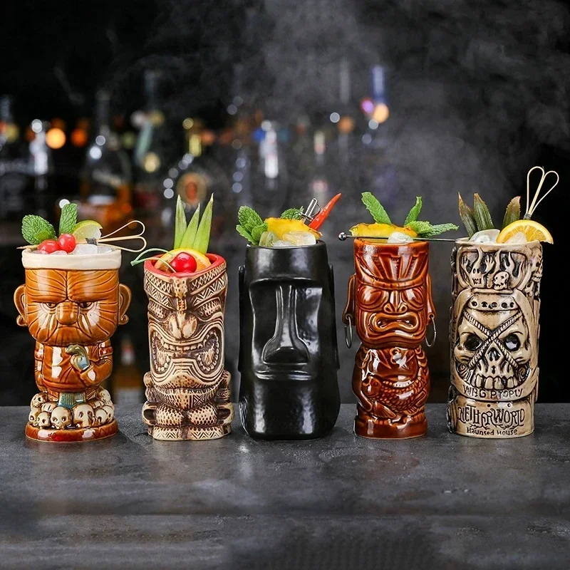 60 Types Ceramic Hawaii Tiki M - Wine Beer Type บทวิจารณ์และราคา