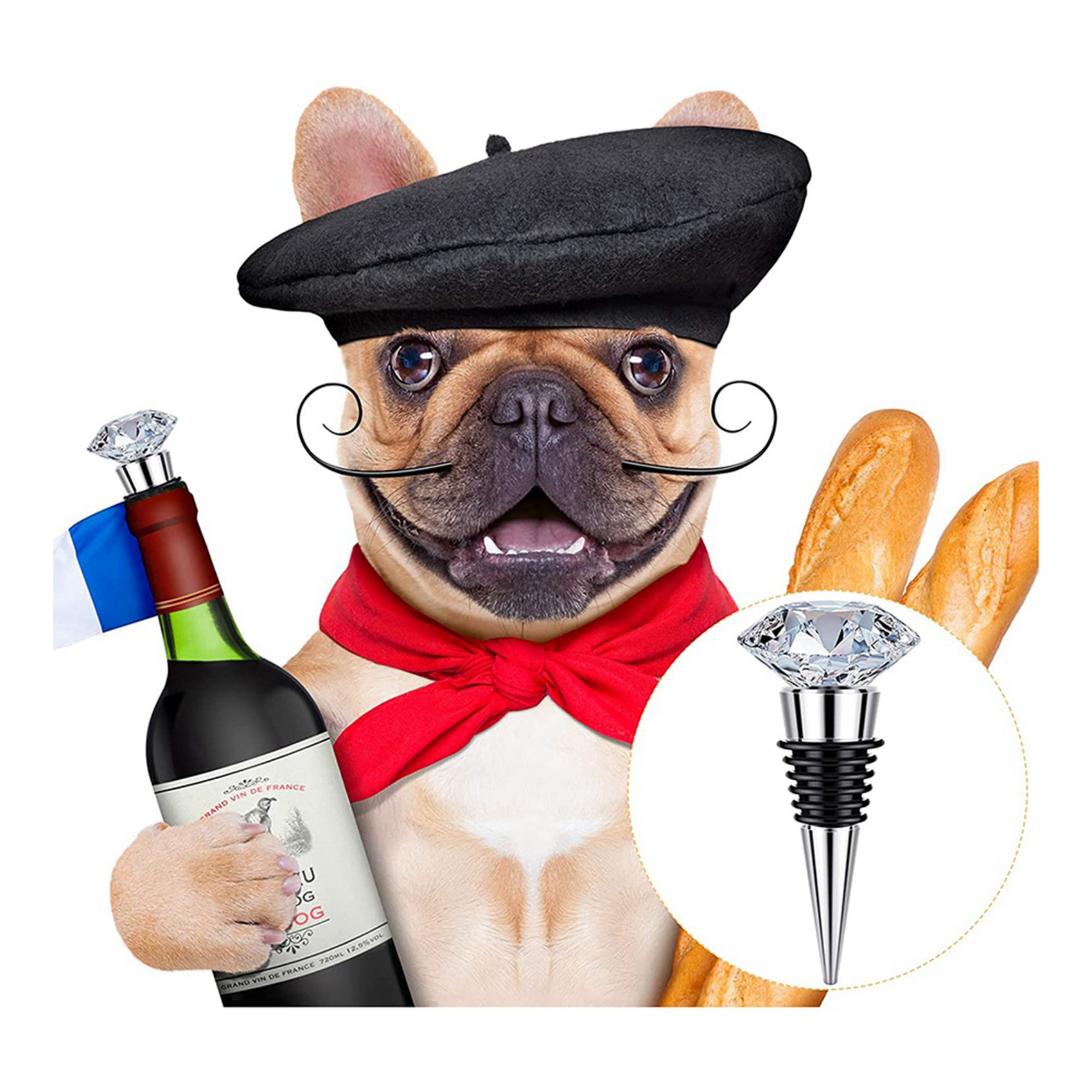 AB34-12 Pieces Metal Bottle St - Bottle Stopper Set บทวิจารณ์และราคา