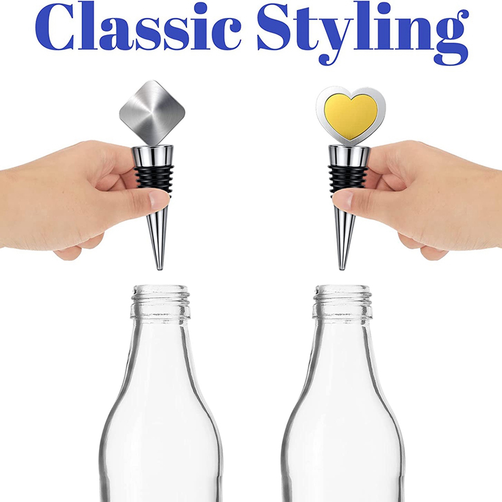 AB34-12 Pieces Metal Bottle St - Bottle Stopper Set บทวิจารณ์และราคา
