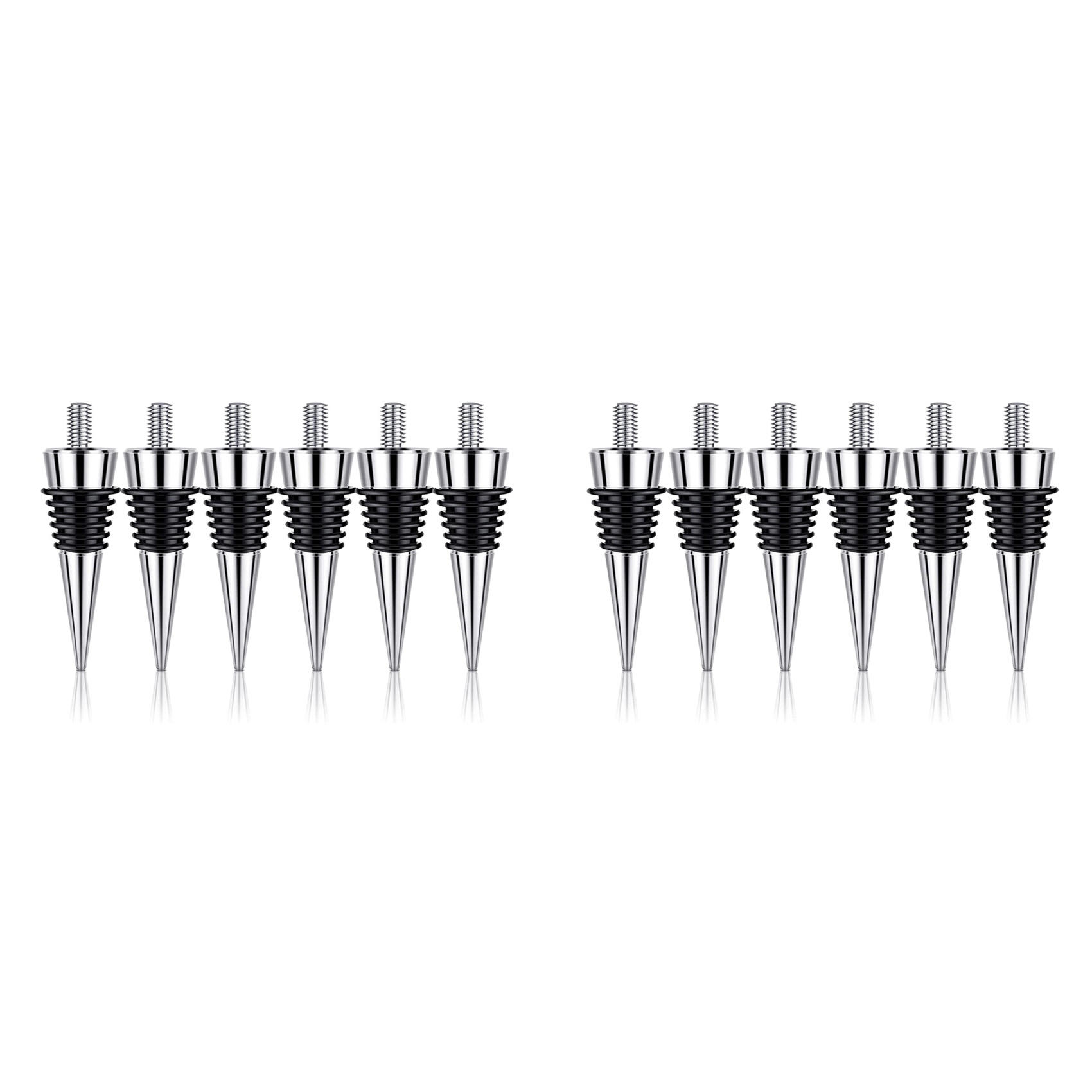AB34-12 Pieces Metal Bottle St - Bottle Stopper Set บทวิจารณ์และราคา