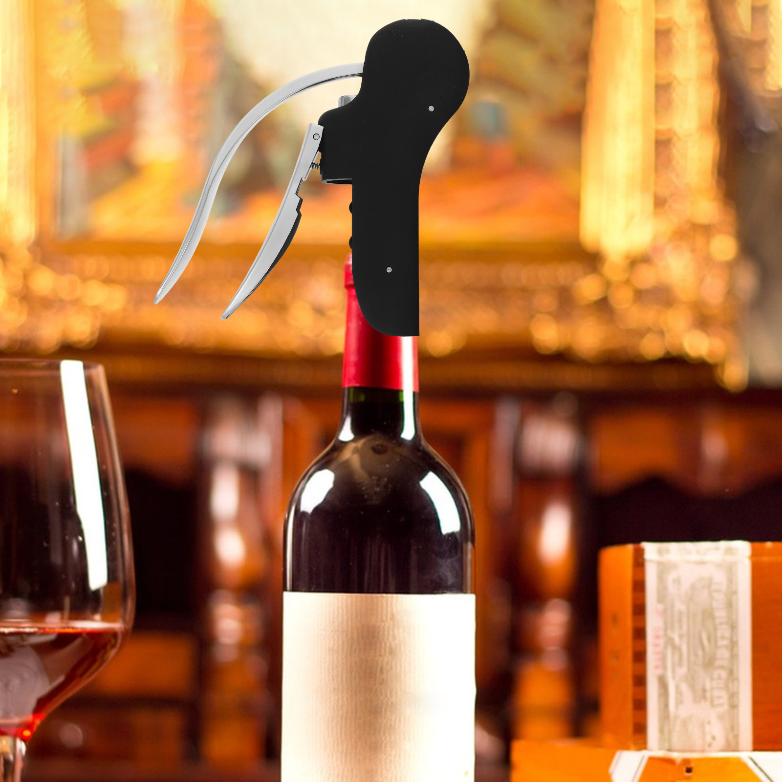 Lever Corkscrew Wine Opener Zi - Cork Screw Lever บทวิจารณ์และราคา