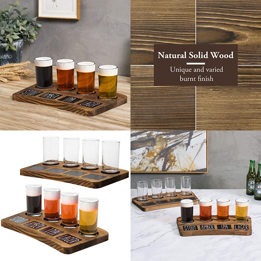 Beer Flight Board Sampler Set  - Beer Flight Set บทวิจารณ์และราคา