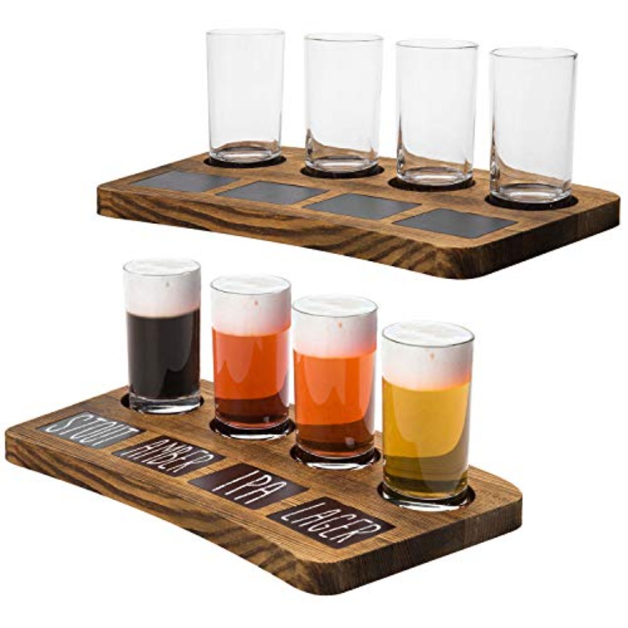 Beer Flight Board Sampler Set  - Beer Flight Set บทวิจารณ์และราคา