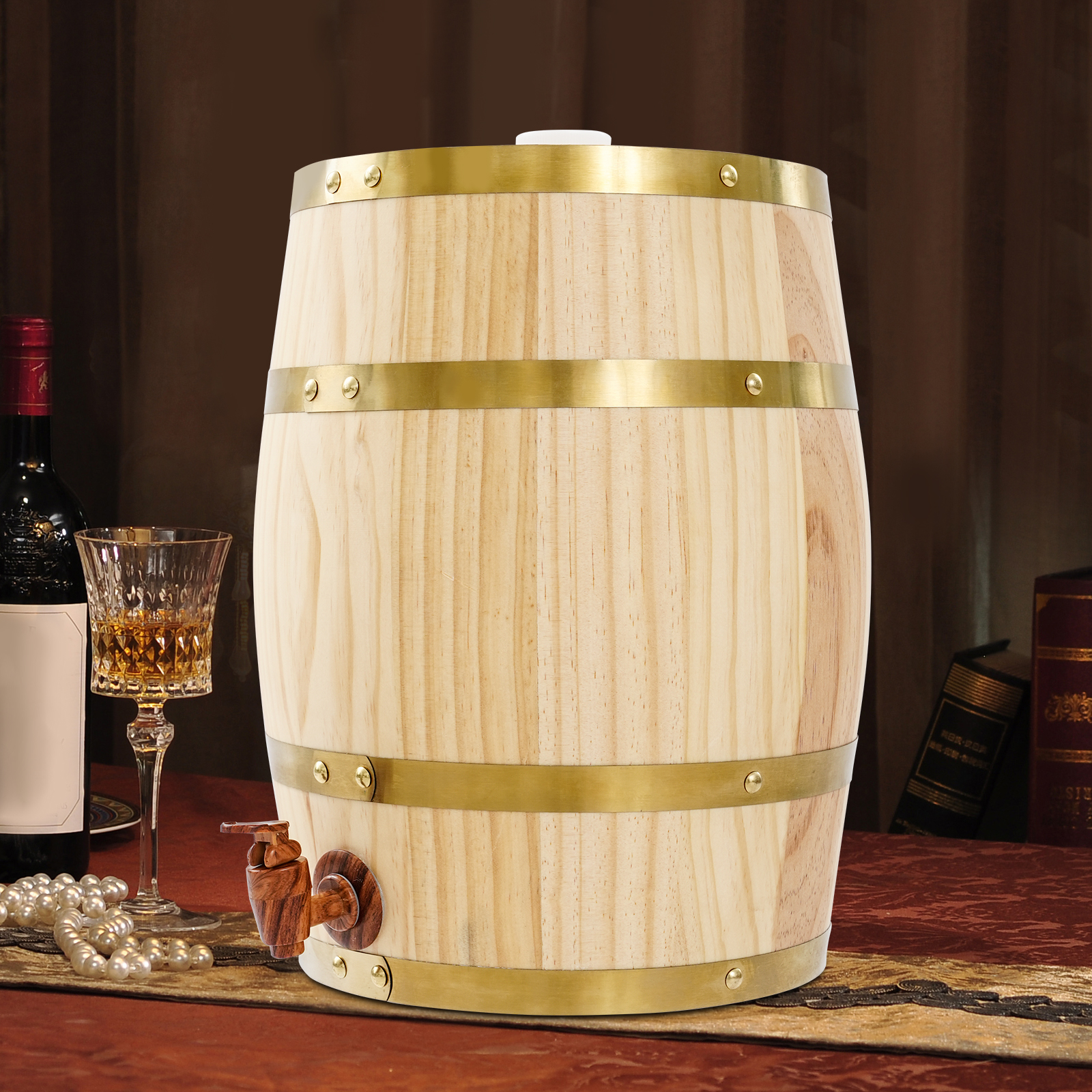 10L Vintage Wood Oak Timber Wi - Wine Beer Tequila บทวิจารณ์และราคา