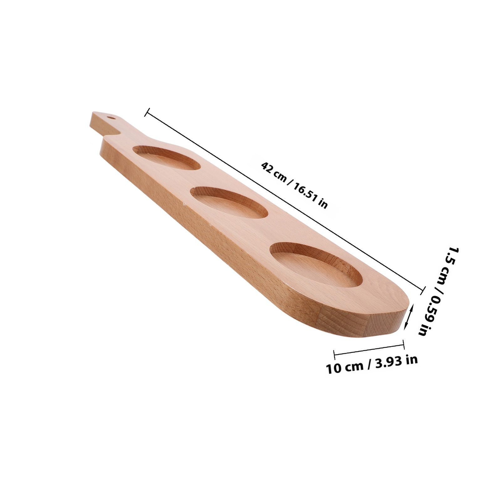 Wooden Flight Board 3-Hole Dri - Beer Flight Set บทวิจารณ์และราคา