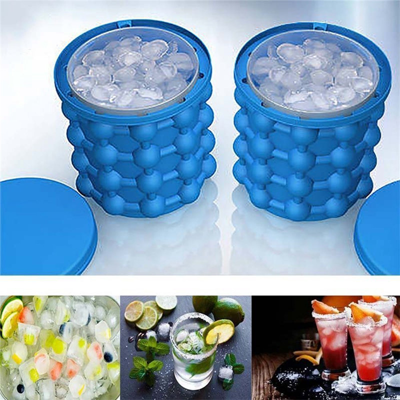Portable Silicone Ice Cube Mak - Wine Beer Cooler บทวิจารณ์และราคา
