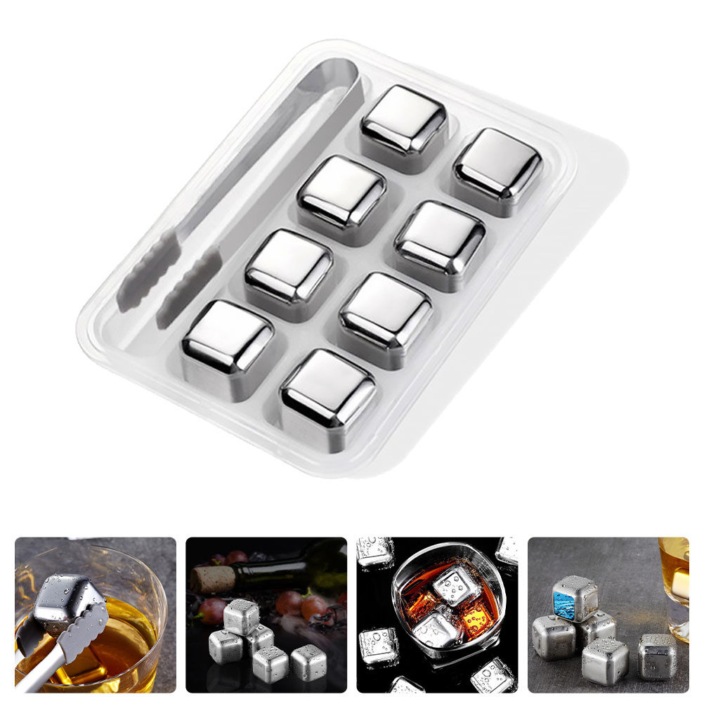 1Set Stainless Steel Whiskey I - Wine Beer Glass บทวิจารณ์และราคา