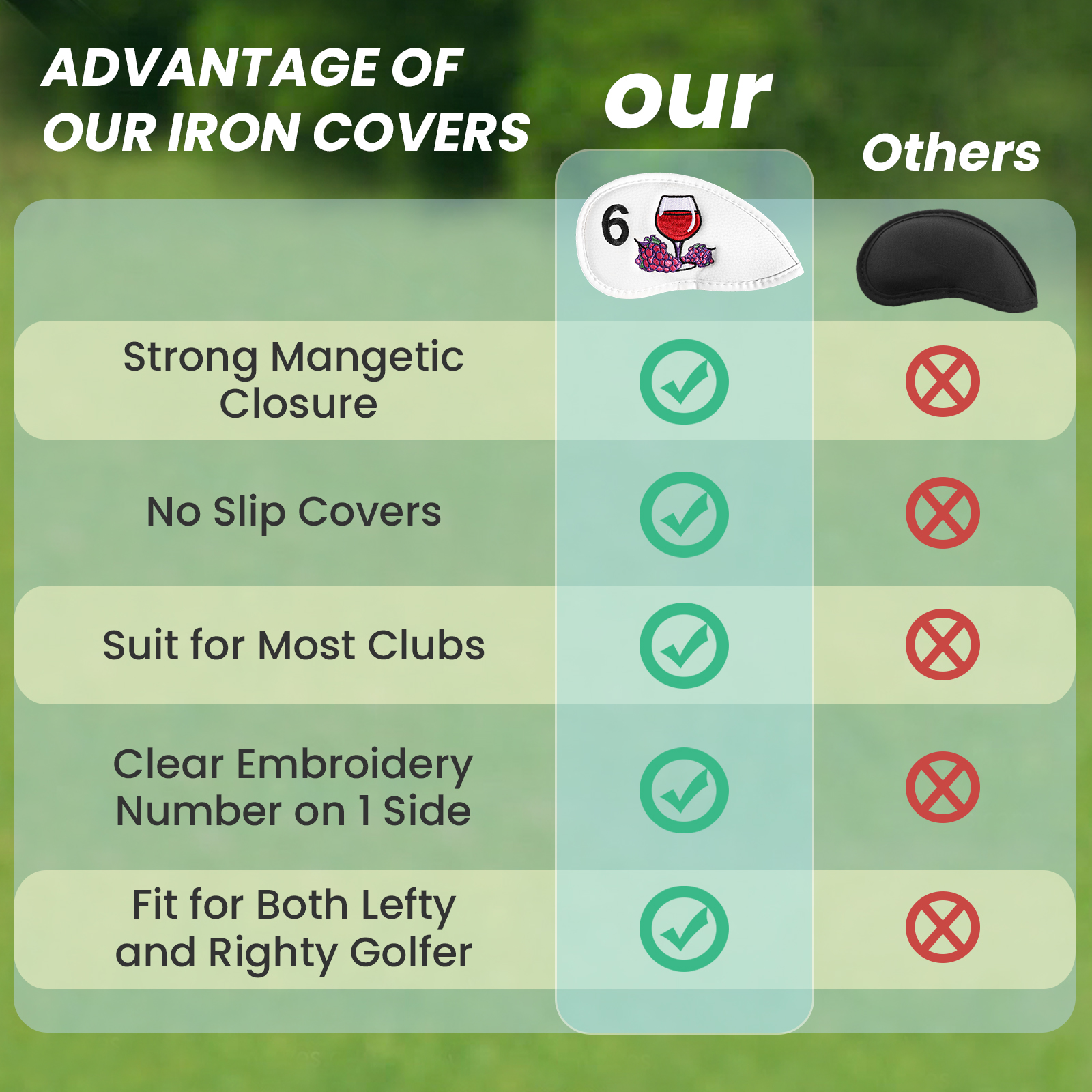 Magnetic Golf Club Head Covers - Wine & Beer Tours Of Nova Scotia บทวิจารณ์และราคา
