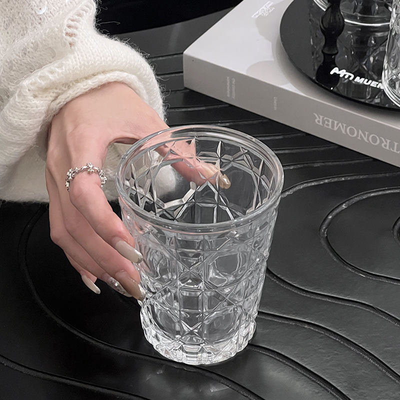 2pcs 310ml Vintage Diamond Pat - Wine Beer Glass บทวิจารณ์และราคา