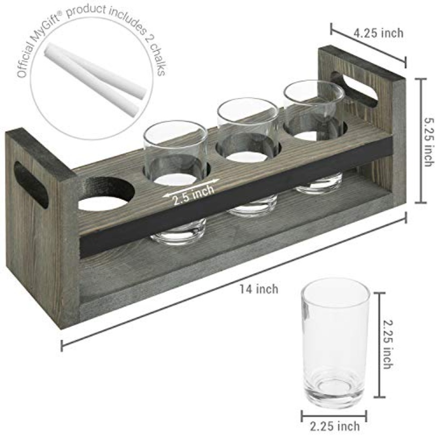 Beer Flight Sampler Tray Set o - Beer Flight Set บทวิจารณ์และราคา