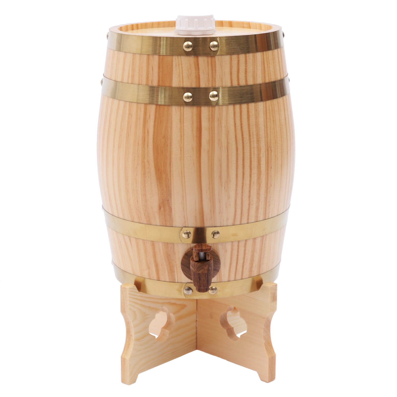 Vertical Pine Wooden Wine Barr - Wine Beer Tequila บทวิจารณ์และราคา