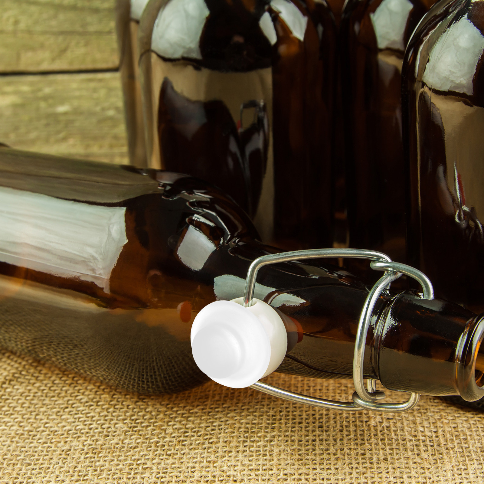 10Pcs Swing Top Bottle Seal Ga - Wine Beer Glass บทวิจารณ์และราคา