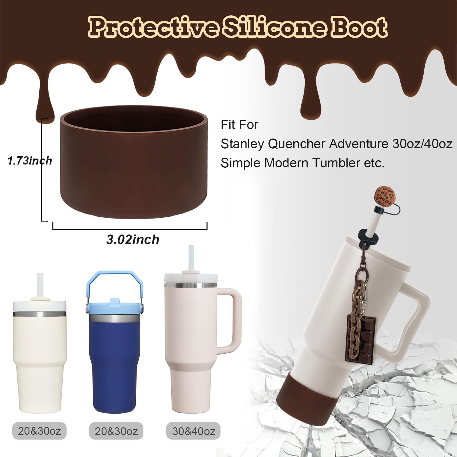 chocolate color cap case Charm - Bottle Stopper Set บทวิจารณ์และราคา