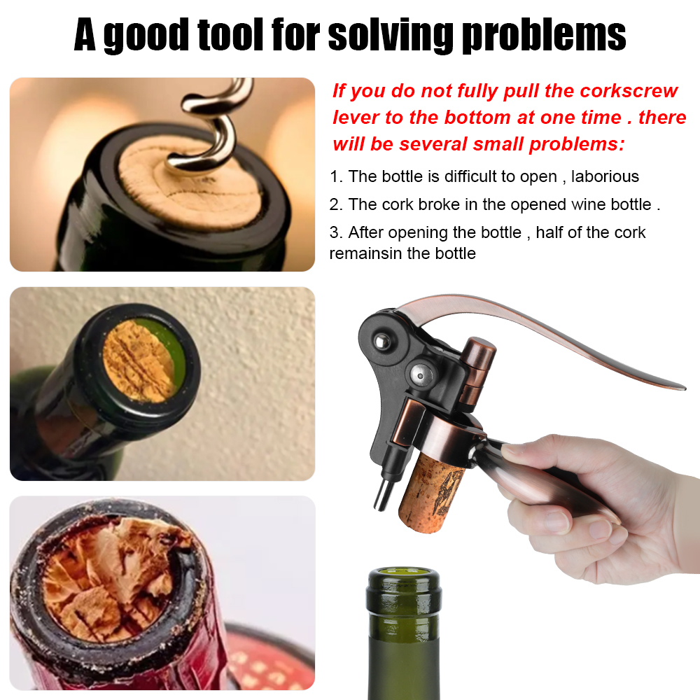 Bar Lever Corkscrew Zinc Alloy - Cork Screw Lever บทวิจารณ์และราคา