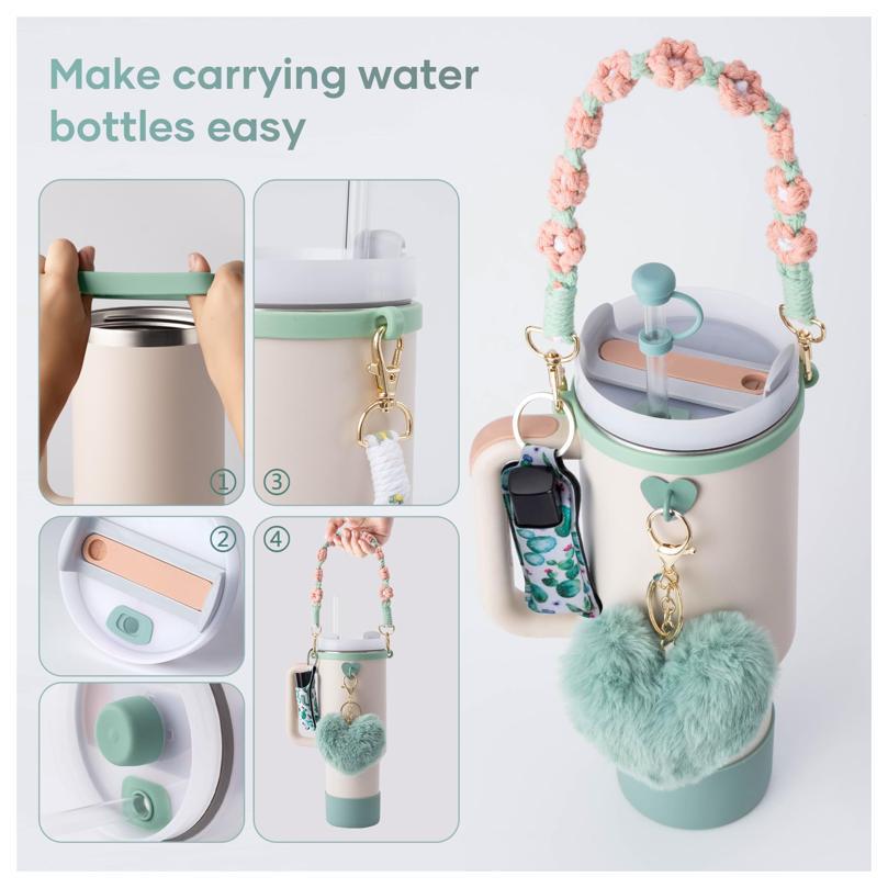 Resin Straw Cap Set for Stanle - Bottle Stopper Set บทวิจารณ์และราคา