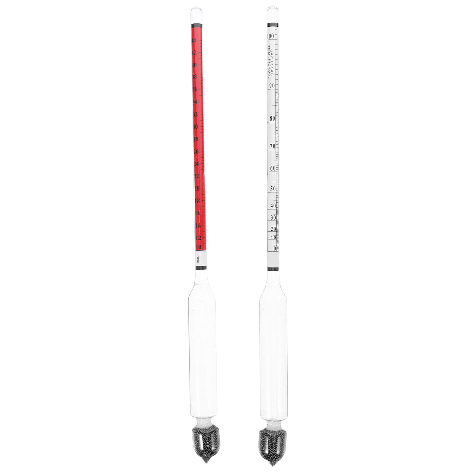 2Pcs Dual Scale Alcohol Hydrom - Wine To Beer Alcohol บทวิจารณ์และราคา