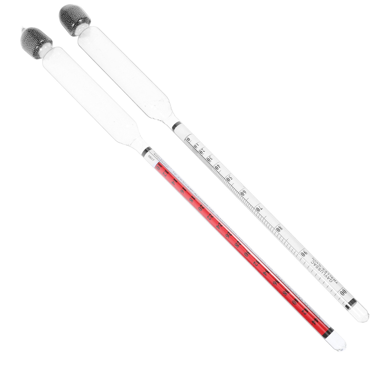 2Pcs Dual Scale Alcohol Hydrom - Wine To Beer Alcohol บทวิจารณ์และราคา