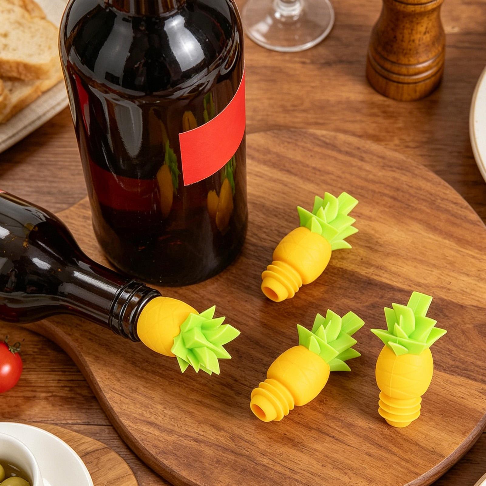 Silicone Wine and Beverage Bot - Bottle Stopper Set บทวิจารณ์และราคา