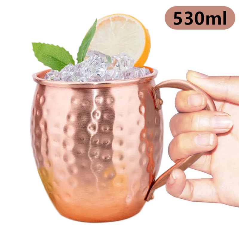 【F】530ml 100% Copper Moscow Mu - Wine With Beer Cocktail บทวิจารณ์และราคา