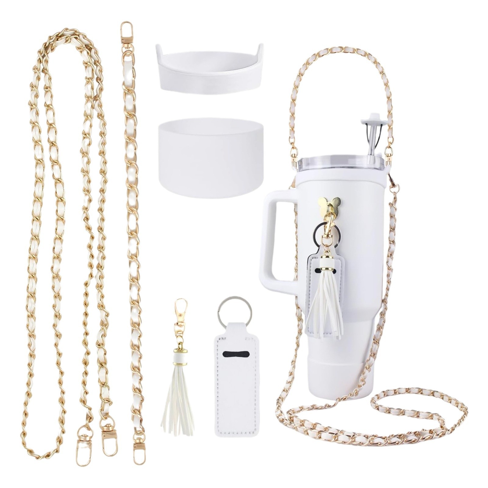 8pcs/lot straw cap case Charm  - Bottle Stopper Set บทวิจารณ์และราคา
