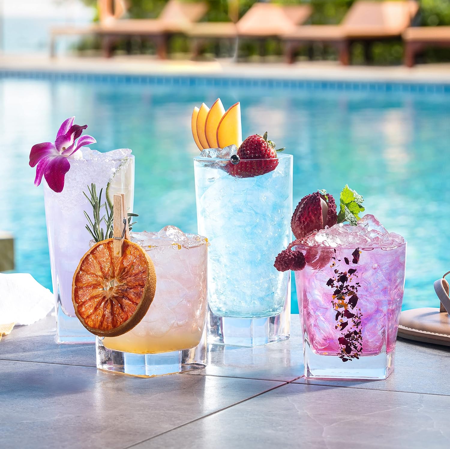 Everyday Drinking Glasses Set  - Wine With Beer Cocktail บทวิจารณ์และราคา