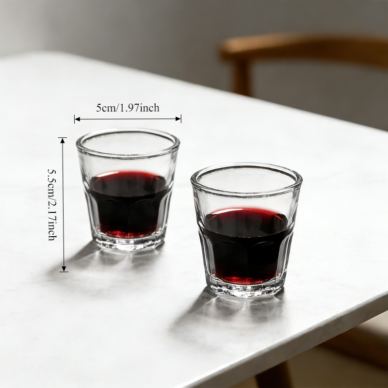 2pcs Sets Small Wine Glass Gla - Wine Beer Tequila บทวิจารณ์และราคา