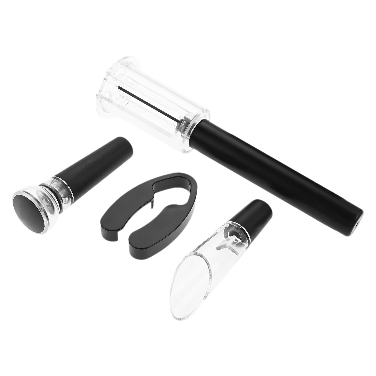 4Pcs Portable Air Pressure Pum - Bottle Stopper Set บทวิจารณ์และราคา