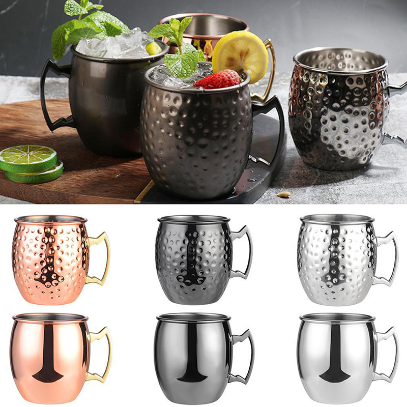 1Pcs 530ml Stainless Steel Mos - Wine With Beer Cocktail บทวิจารณ์และราคา