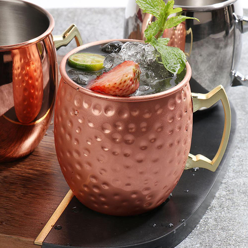 1Pcs 530ml Stainless Steel Mos - Wine With Beer Cocktail บทวิจารณ์และราคา