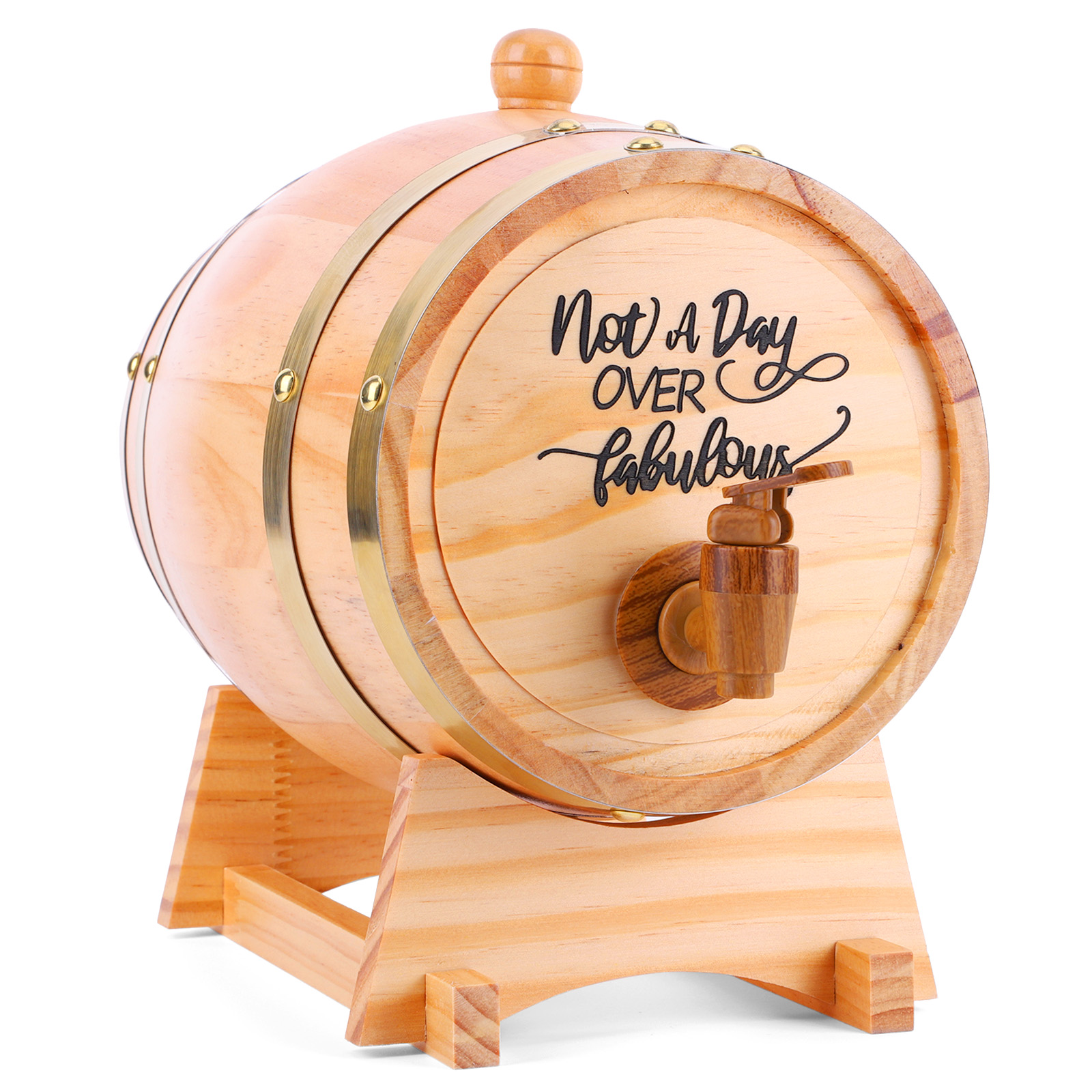 3L Wine Barrel with Stand Bung - Wine Beer Tequila บทวิจารณ์และราคา