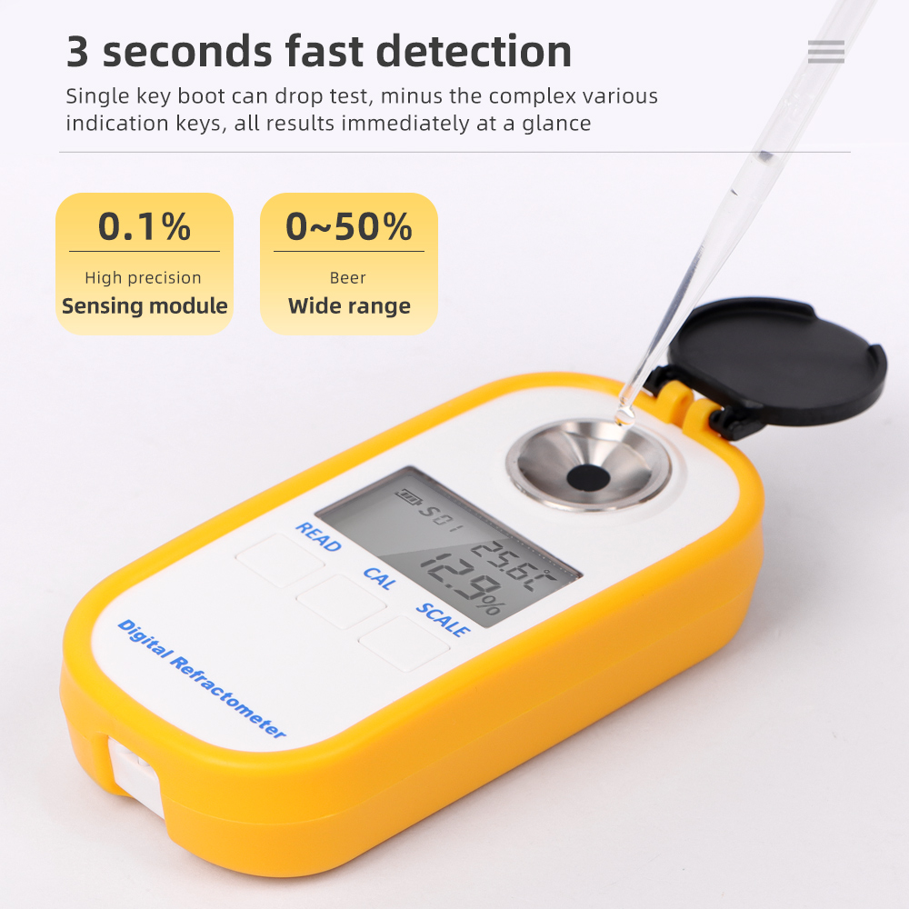 Digital Alcohol Refractometer  - Wine To Beer Alcohol บทวิจารณ์และราคา