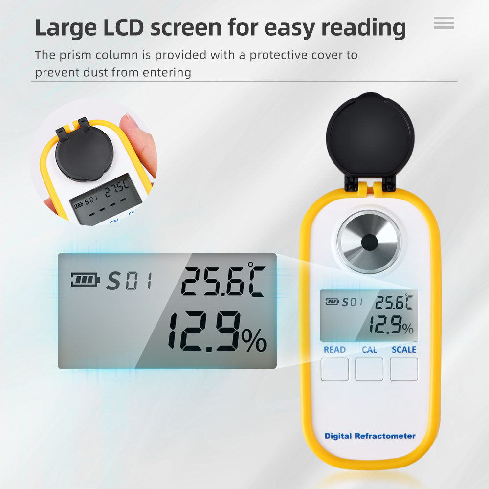 Digital Alcohol Refractometer  - Wine To Beer Alcohol บทวิจารณ์และราคา