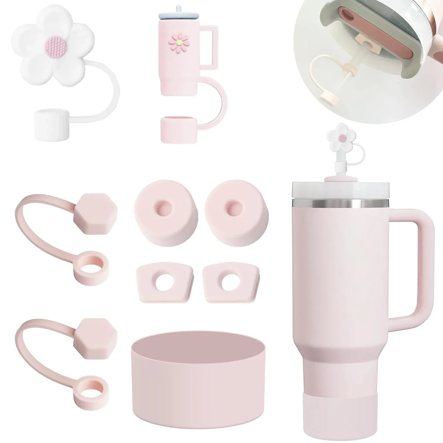 9pcs Spill Proof Stopper Set f - Bottle Stopper Set บทวิจารณ์และราคา