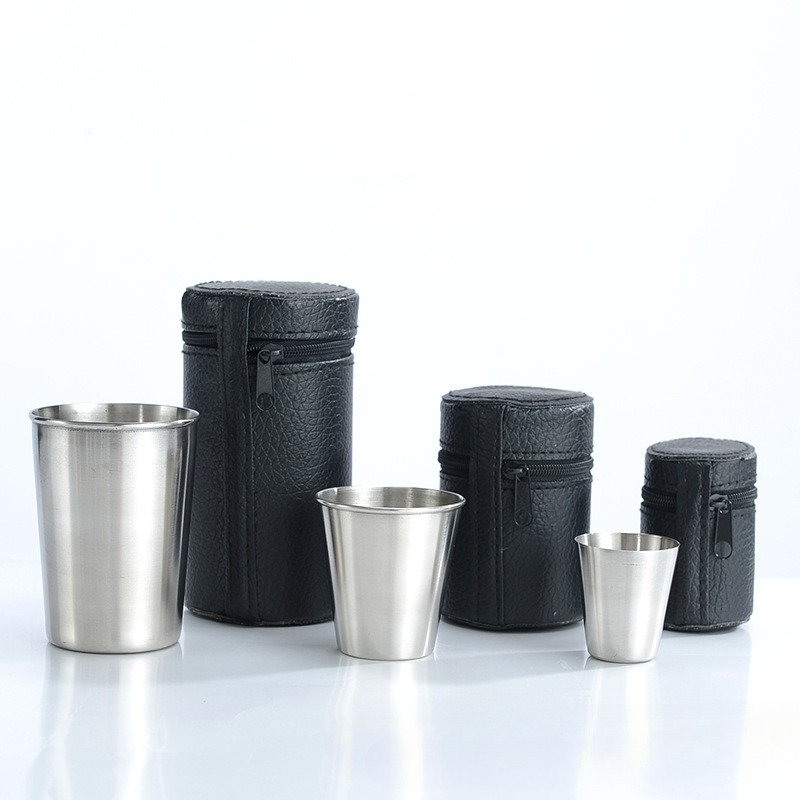 Mini Stainless Steel Mugs 4 Pi - Beer Flight Set บทวิจารณ์และราคา