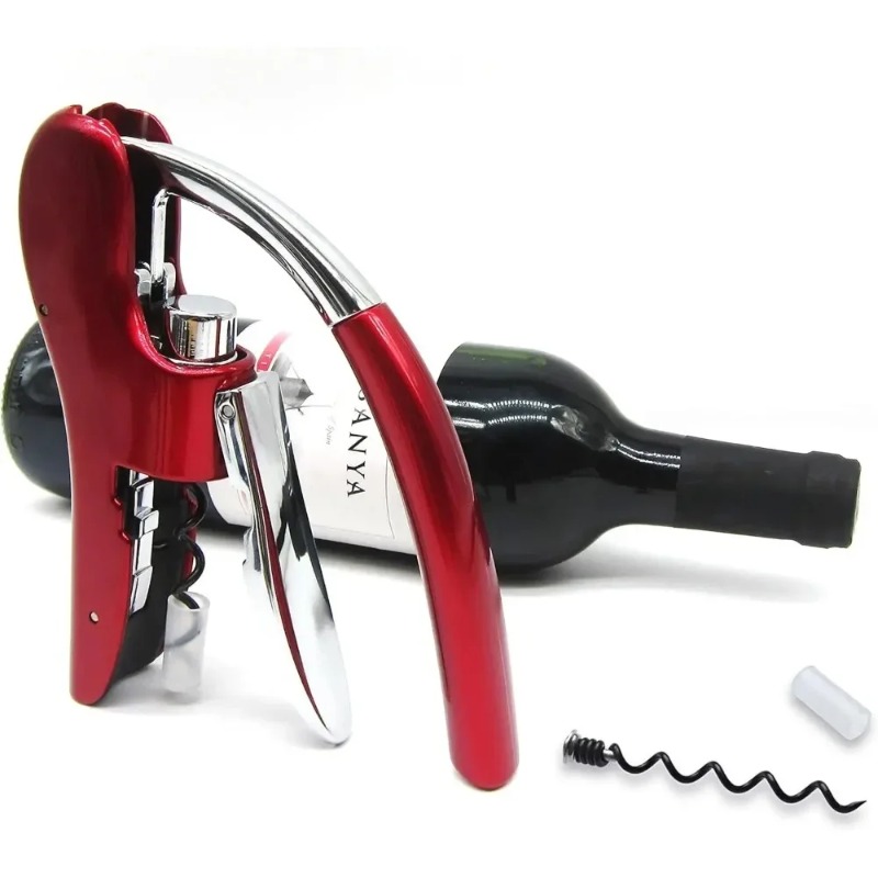 New Stainless Steel Wine Bottl - Cork Screw Lever บทวิจารณ์และราคา