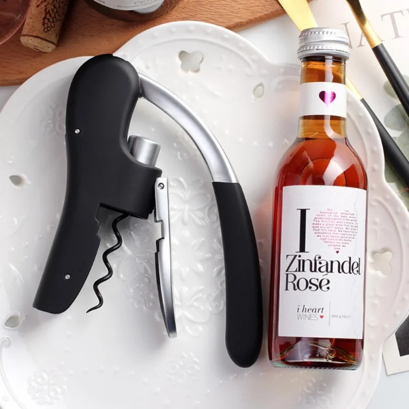 New Stainless Steel Wine Bottl - Cork Screw Lever บทวิจารณ์และราคา