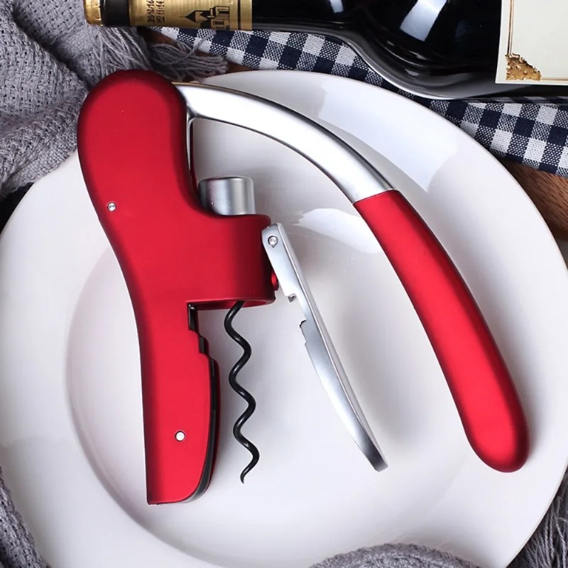 New Stainless Steel Wine Bottl - Cork Screw Lever บทวิจารณ์และราคา