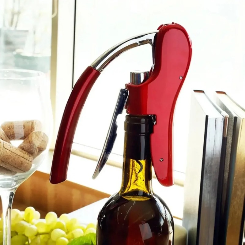 New Stainless Steel Wine Bottl - Cork Screw Lever บทวิจารณ์และราคา