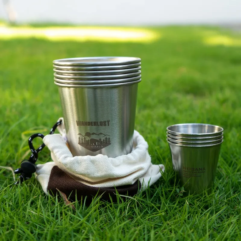 Outdoor 304 Stainless Steel Cu - Beer Flight Set บทวิจารณ์และราคา