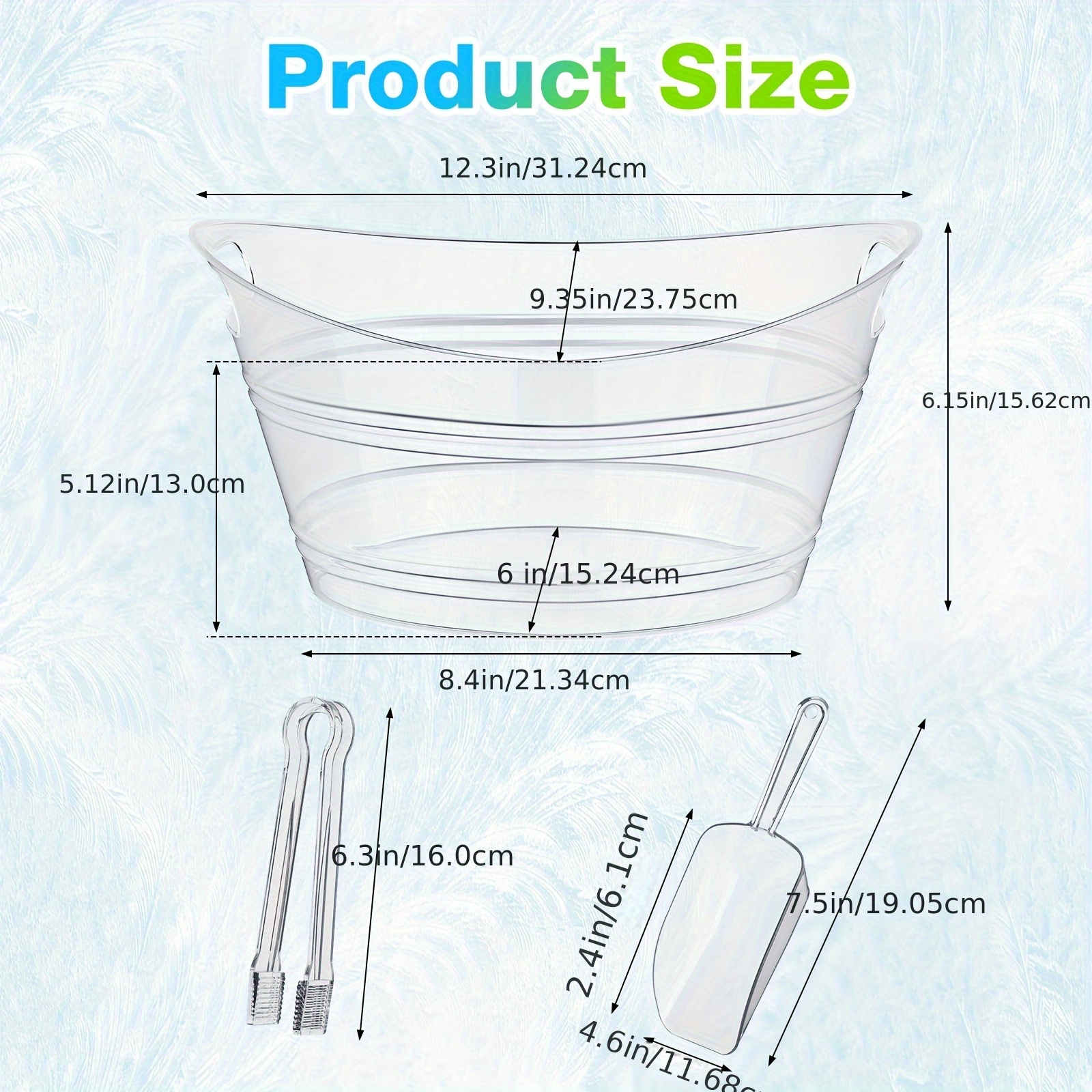 10-Piece Party Ice Bucket Set  - Wine Beer And More บทวิจารณ์และราคา