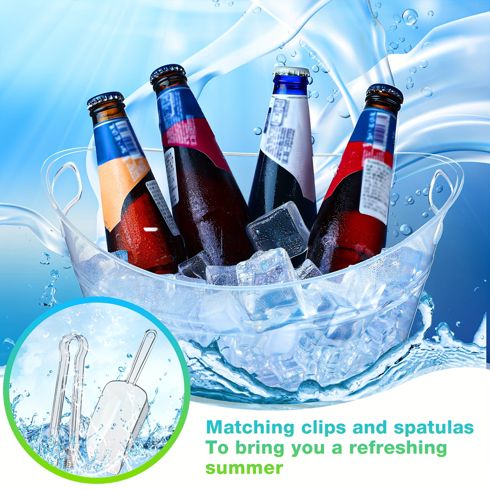 10-Piece Party Ice Bucket Set  - Wine Beer And More บทวิจารณ์และราคา