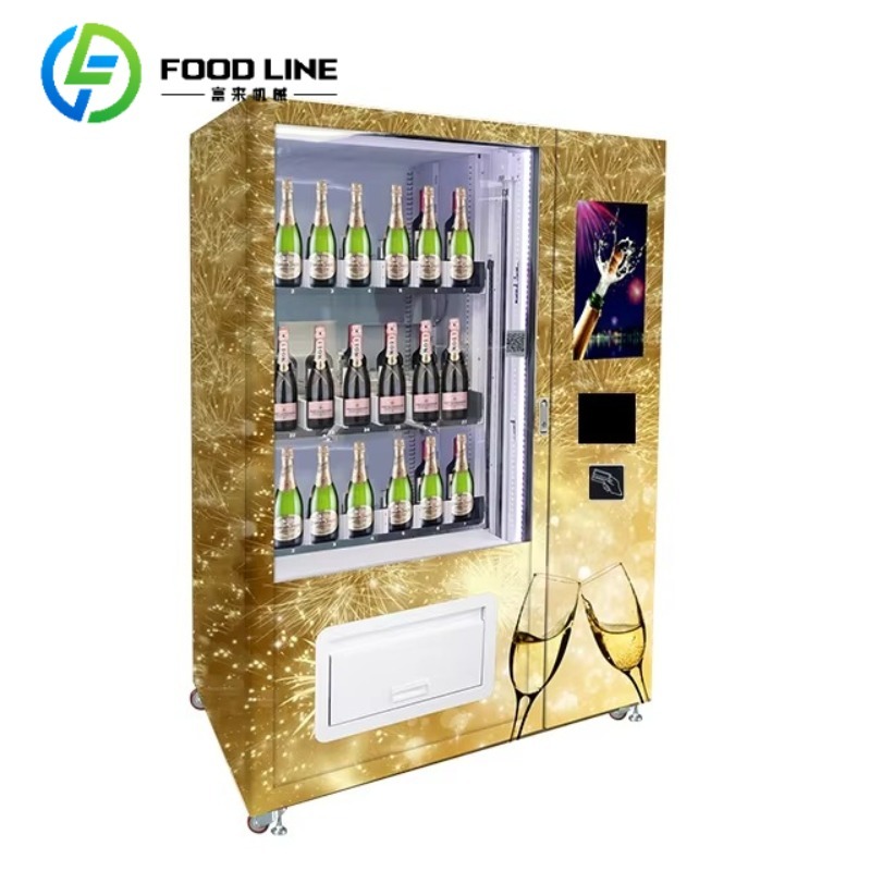Custom Cold Beer Vending Machi - Wine To Beer Alcohol บทวิจารณ์และราคา