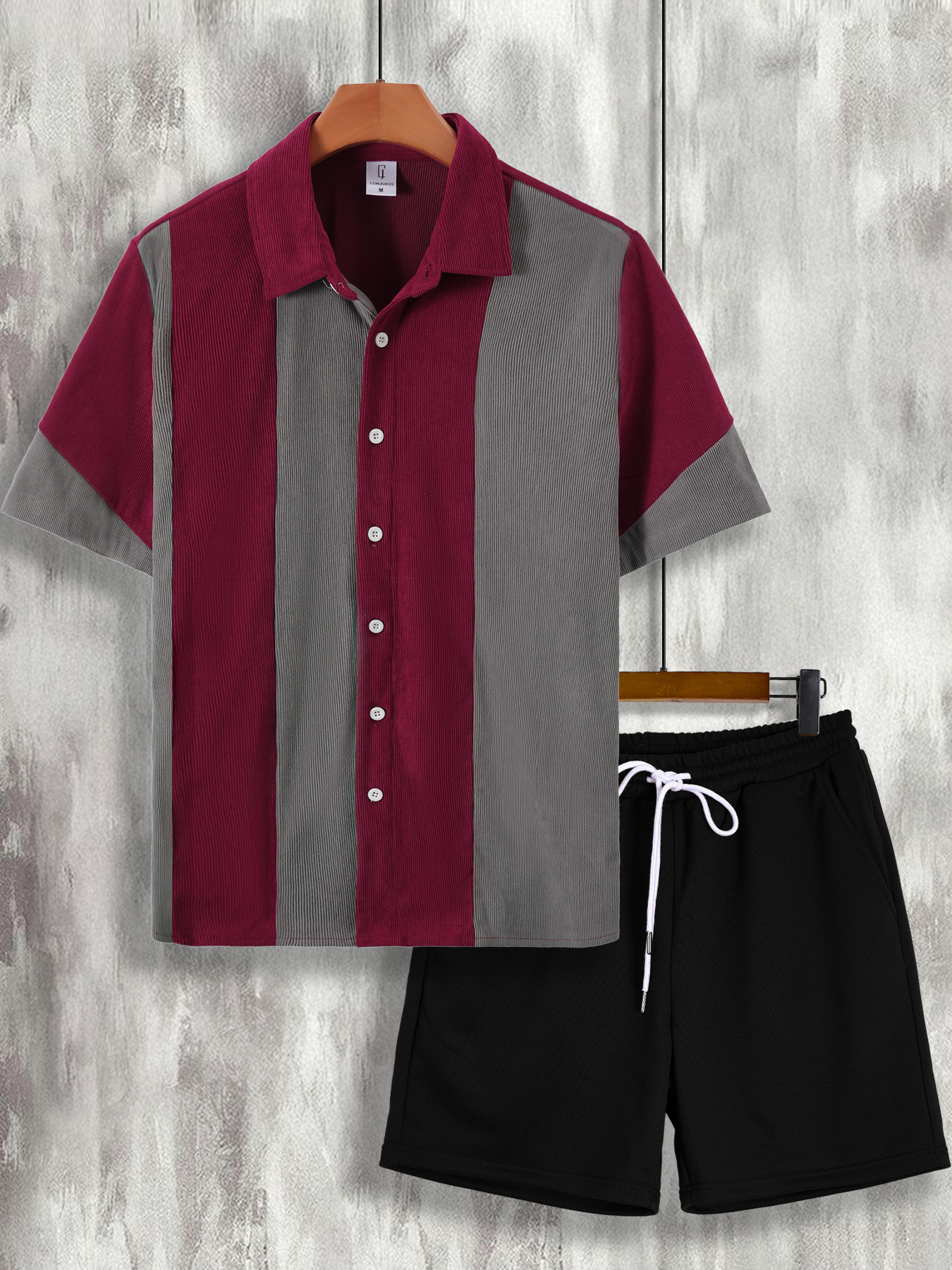 Men's Wine Red & Gray Color Bl - Wine & Beer Tours Of Nova Scotia บทวิจารณ์และราคา